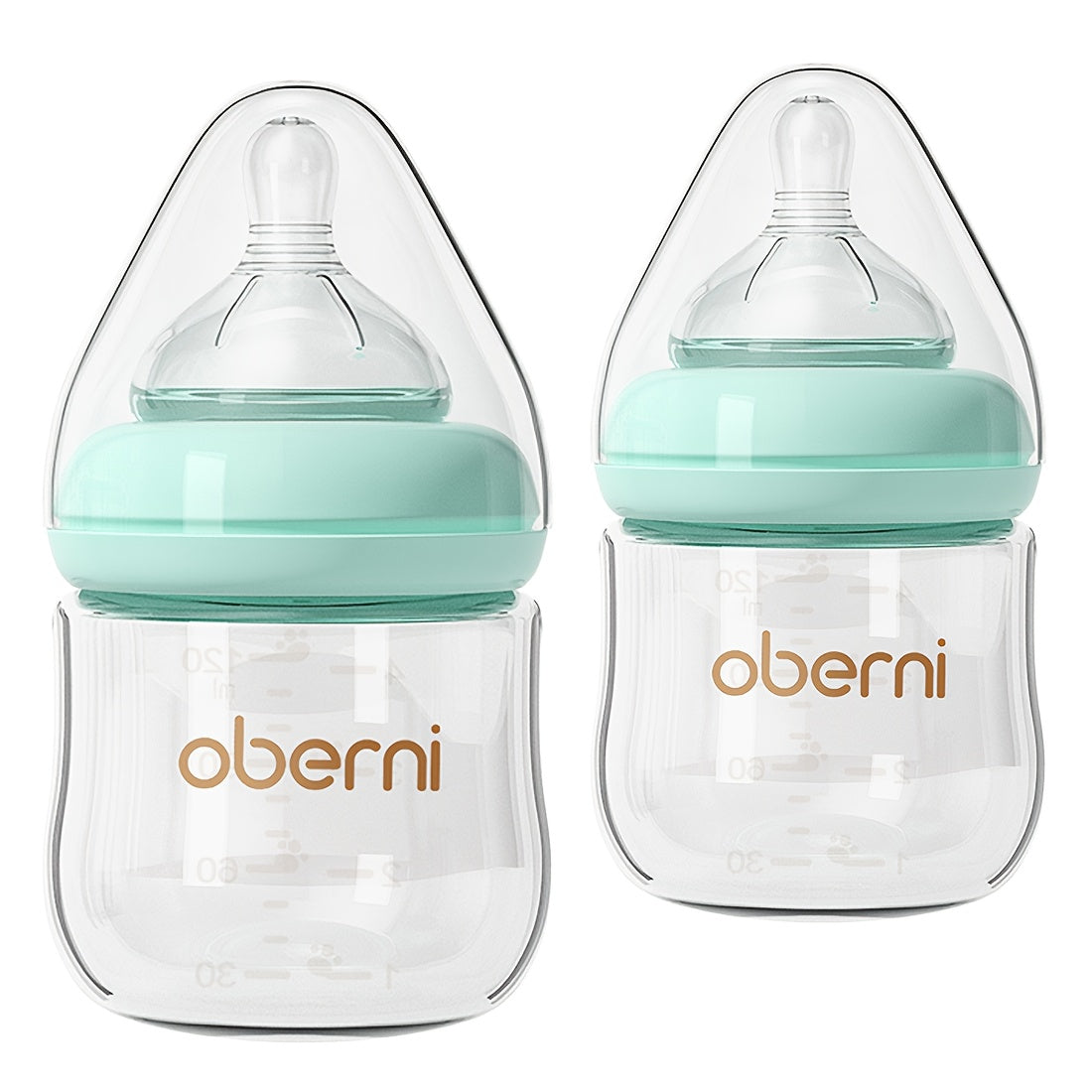 Baby Bottle - Anti-Colic Glass Oberni 4Oz