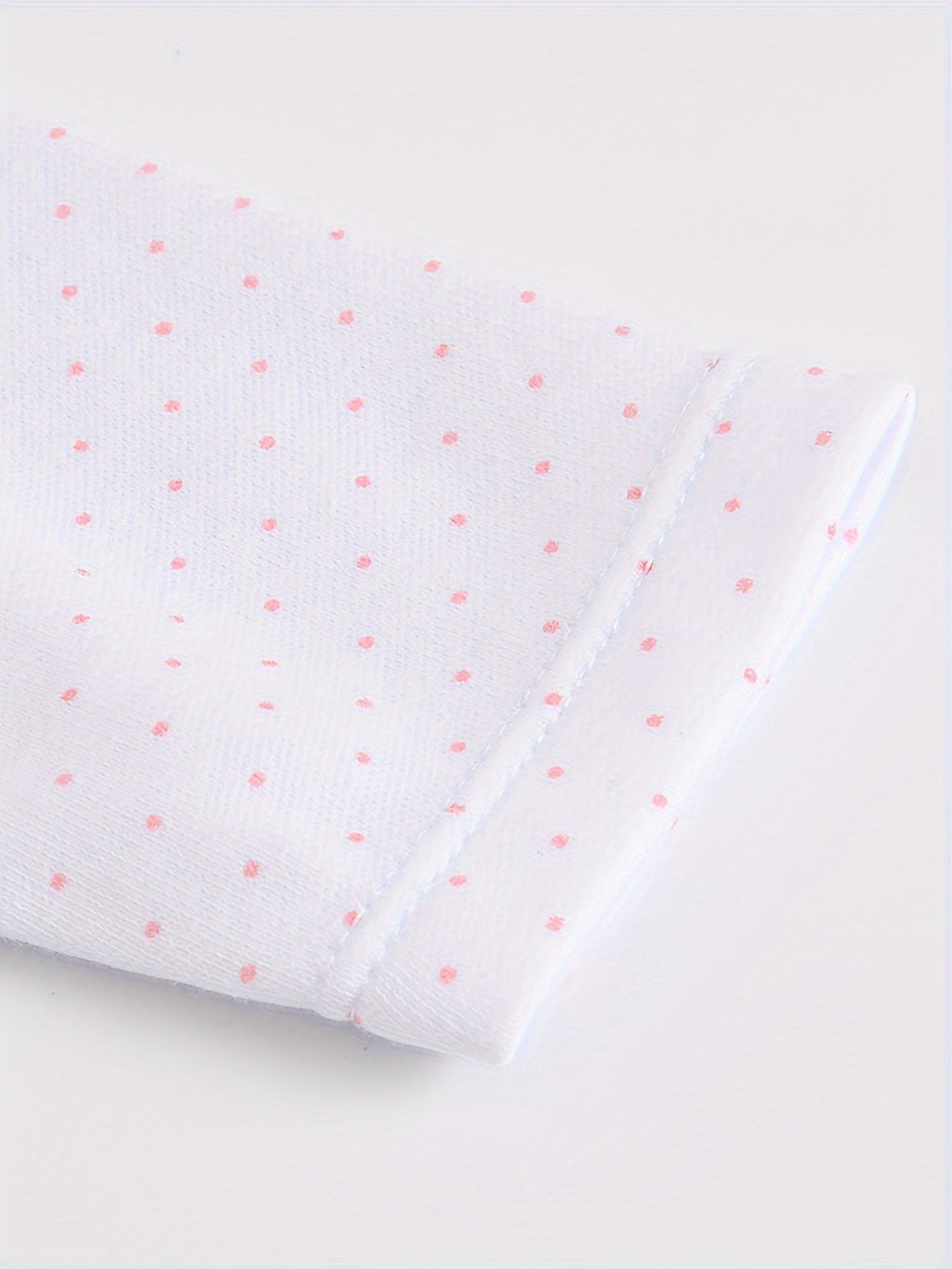 Baby Girls' Footed Rompers 3-Pack in Pink and White with Long Sleeves and Snap Fronts for Everyday Dressing