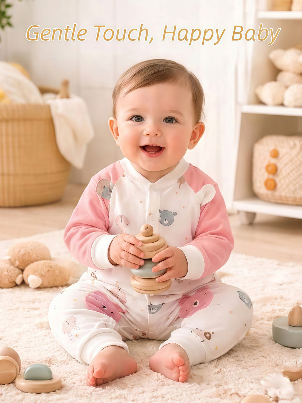 Baby Girls Outfit Set - 22-Piece Long Sleeve