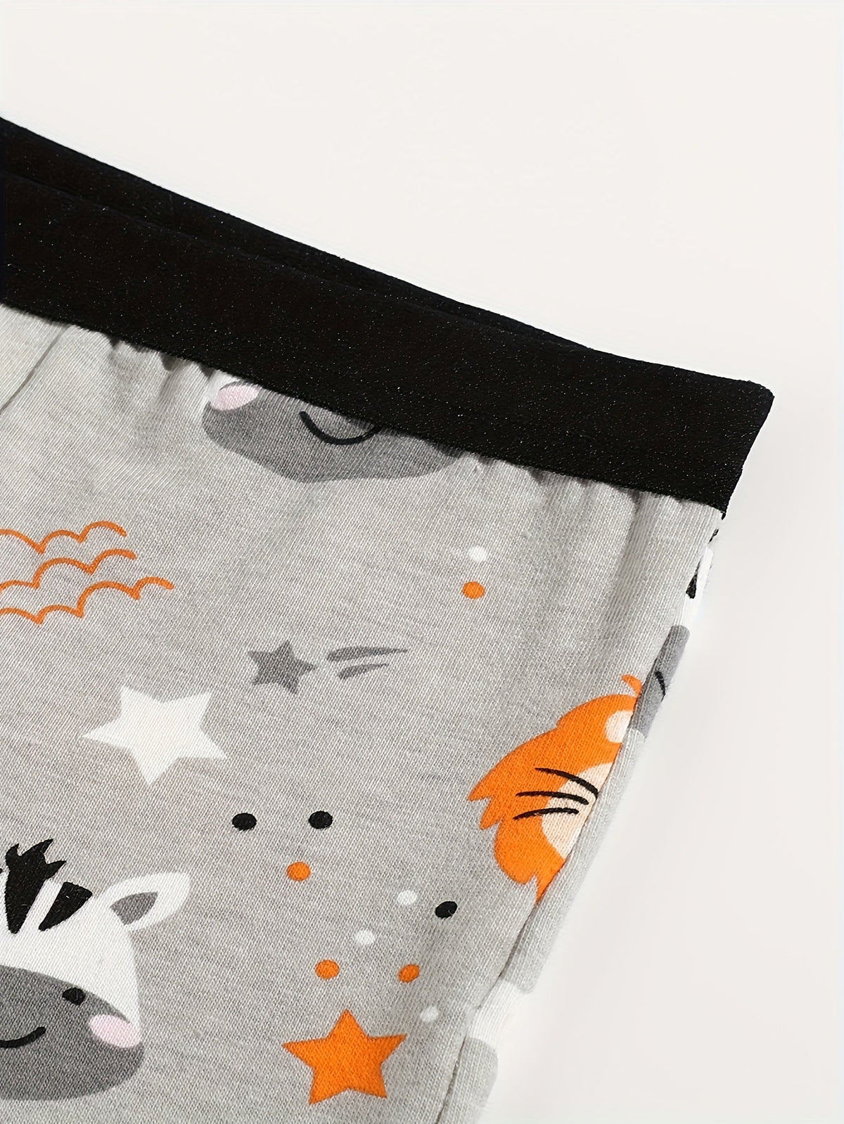 Boys' Cartoon Boxer Briefs 10-Pack with Elastic Waists and Random Animal Prints for Everyday Underwear