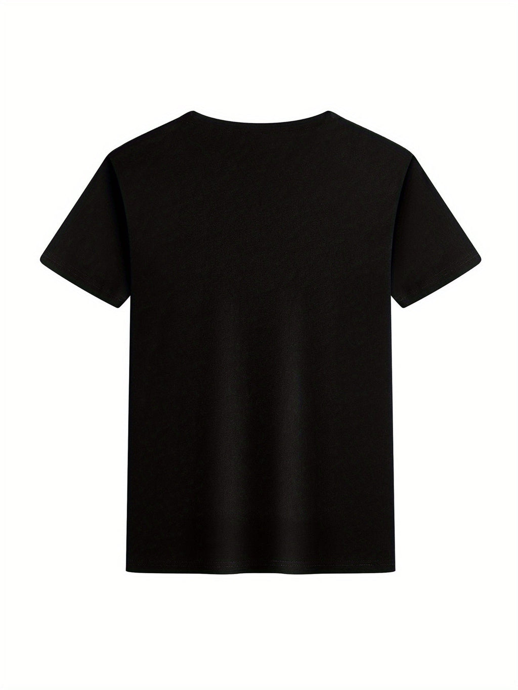 Boys' Five Things About My Grandma Cotton T-Shirt in Black with White Lettering and Star Print Details