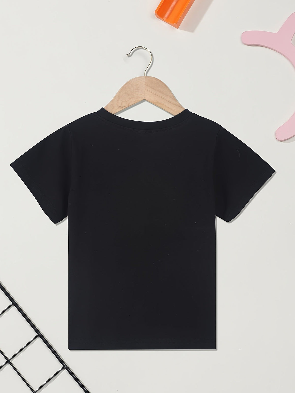 Girls' Unicorn T-Shirt in Black with Cute Smart and a Little Bit Dramatic Lettering for Casual Outfits